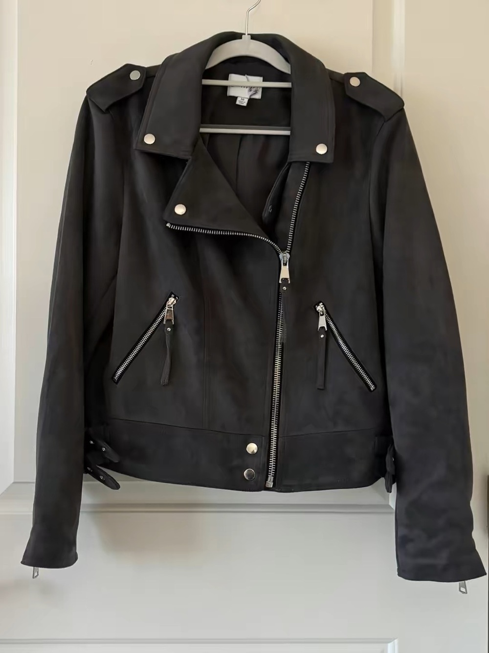 Warehouse Suede Biker Jacket